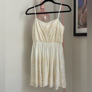 Pins and Needles Ivory Lace Dress